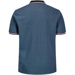 Polo piqué uni liseré de couleur