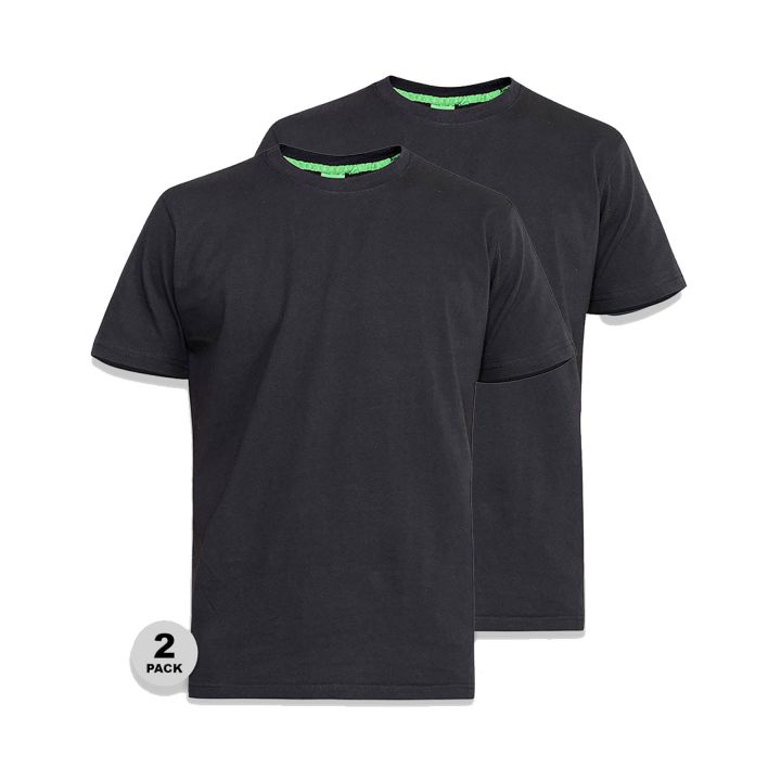 Pack de 2 t-shirts unis col rond