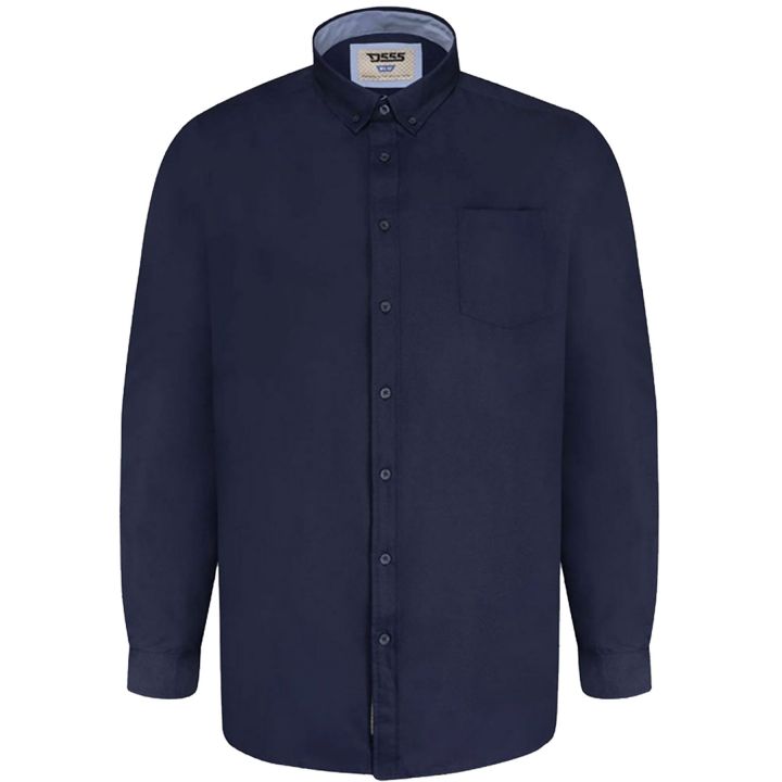 Chemise Unie Oxford col boutonné