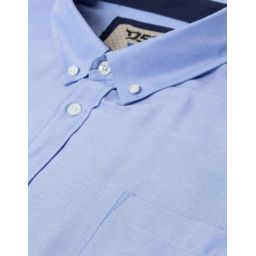 Chemise Unie Oxford col boutonné