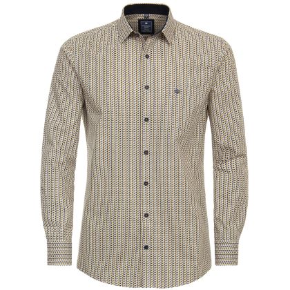 Chemise Casual Imprimée Col Italien Grande Taille Homme - REDMOND (3XL à 6XL)