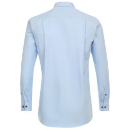 Chemise unie col boutonné