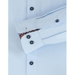 Chemise unie col boutonné