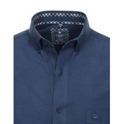 Chemise unie col boutonné