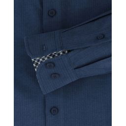 Chemise unie col boutonné