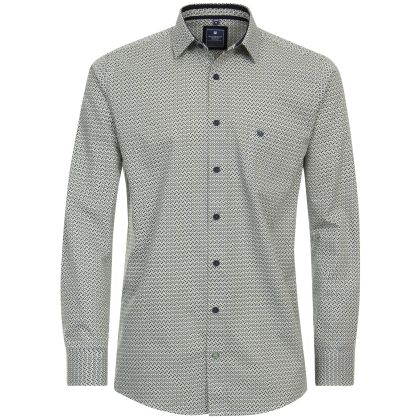 Chemise Imprimée Fantaisie en Coton Bio Grande Taille Homme - REDMOND | Look Moderne et Chic