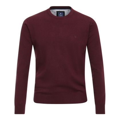 Un classique en grande taille homme que ce pull col rond en coton