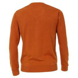 Pullover coton col V