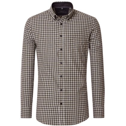 Chemise à Petits Carreaux Coton Peigné Grande Taille Homme - CASAMODA | Confort et Style pour l'Hiver