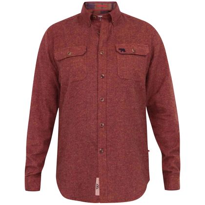 Chemise grande taille effet flanelle double poche homme fort - Disponible du 3XL au 8XL