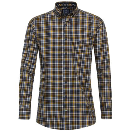 Chemise à Carreaux en Coton Bio Grande Taille pour Homme Fort – REDMOND