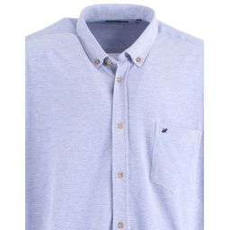 Chemise en jersey piqué façon polo