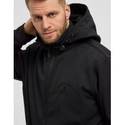 Veste softshell à capuche amovible