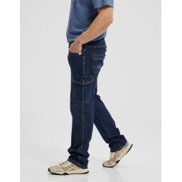 Jean cargo taille élastique