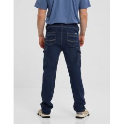 Jean cargo taille élastique