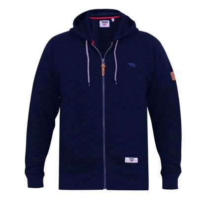 Sweatshirt Zippé à Capuche Effet Nid d'Abeille Grande Taille 3XL-8XL pour Homme Fort | D555