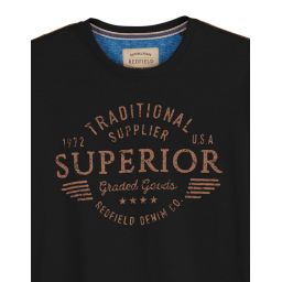 T-shirt manches longues imprimé "superior"