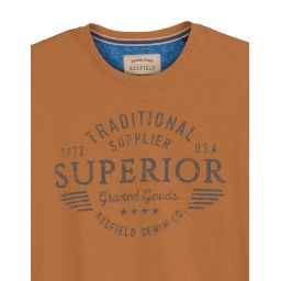 T-shirt manches longues imprimé "superior"