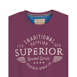 T-shirt manches longues imprimé "superior"