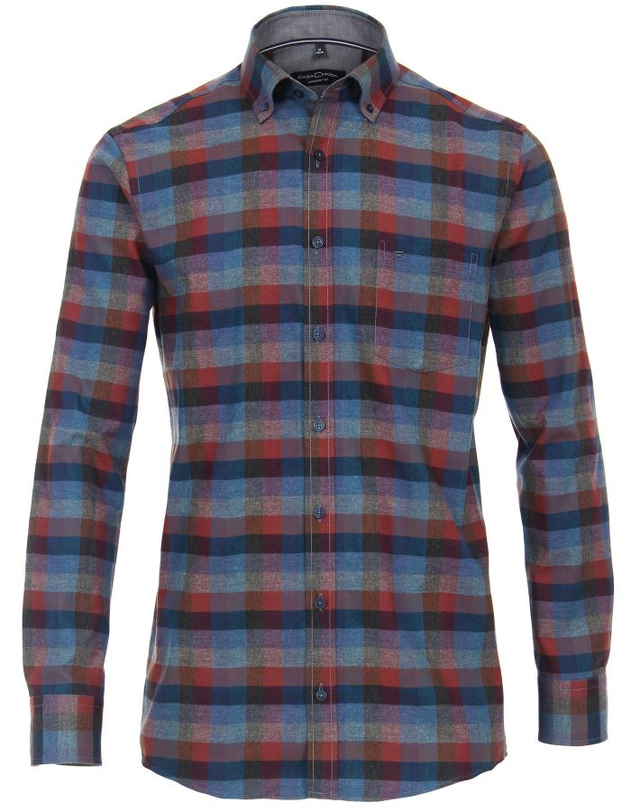 Chemise Pour Homme Fort Flanelle A Carreaux