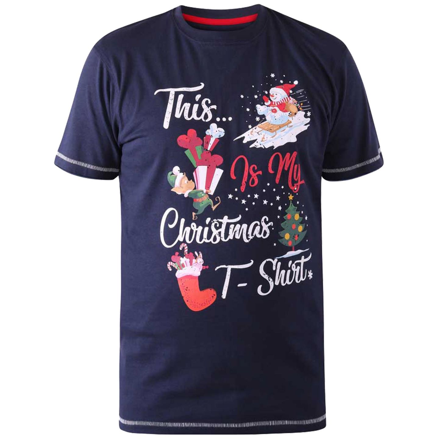 T-shirt de Noël pour homme 